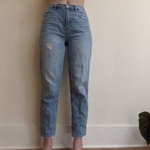 American eagle 90's boyfriend jeans, light wash, size 2